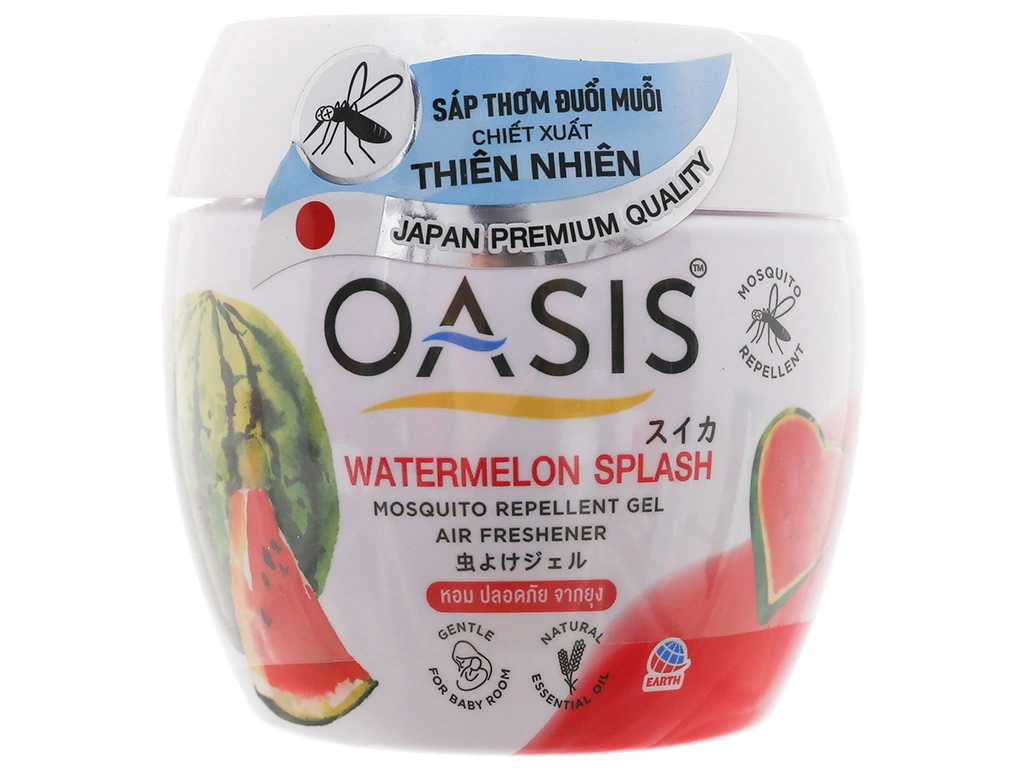 Sáp Thơm Khử Mùi & Đuổi Muỗi An Toàn Oasis Thái Lan 180g |